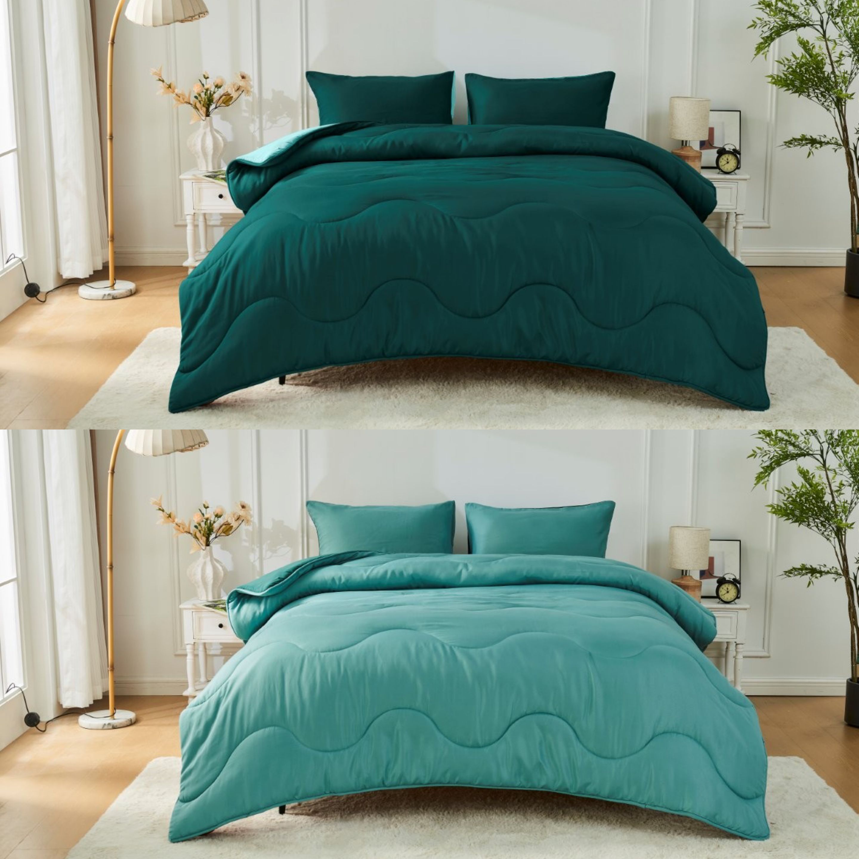 Coverless Duvet Quilt 10.5 Tog Super Soft Reversible Bedding Single Double King
