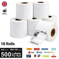 Thermal Labels (4”x6”) for Royal Mail Shipping 18 Rolls Zebra Toshiba 100x150mm