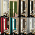 Luxurious Faux Silk Curtains Ready Made Eyelet Top Fully Lined with Tie Backs