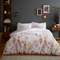 Meadow Floral Flower Duvet Quilt Cover & Pillow Case Bedding Set White Multi