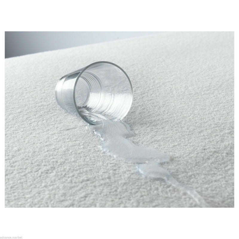 100% Waterproof Terry Toweling Mattress Protector / Cot Bed / Pillow Protector