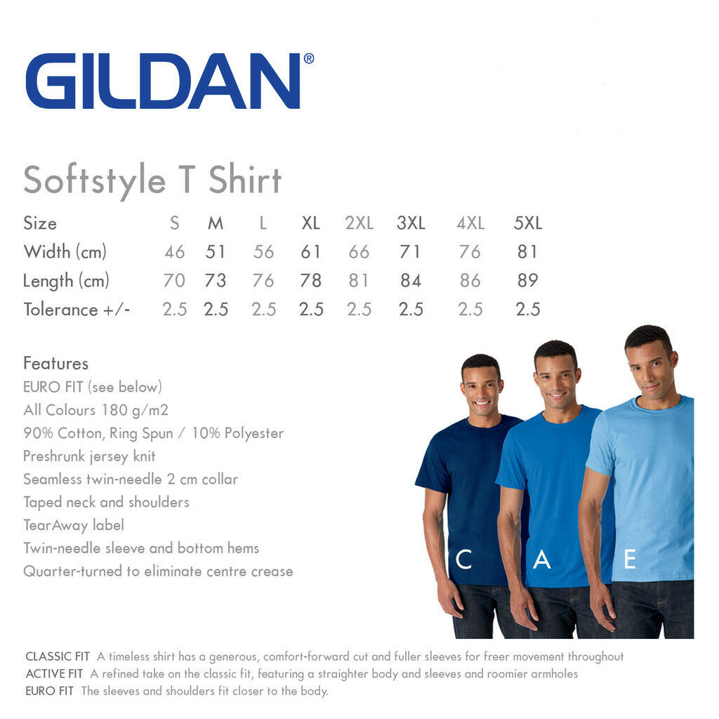 Gildan Mens Softstyle Ringspun Short Sleeve Plain Crewneck Cotton T Shirt Lot