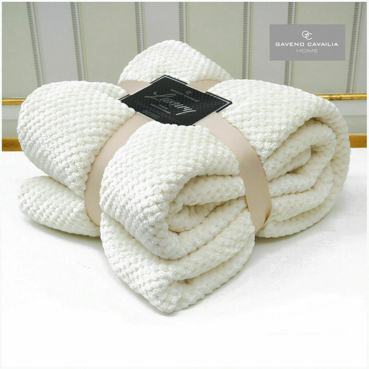 Luxury Popcorn Throw Fleece Warm Soft Large Blanket Sofa Bed Double King Size