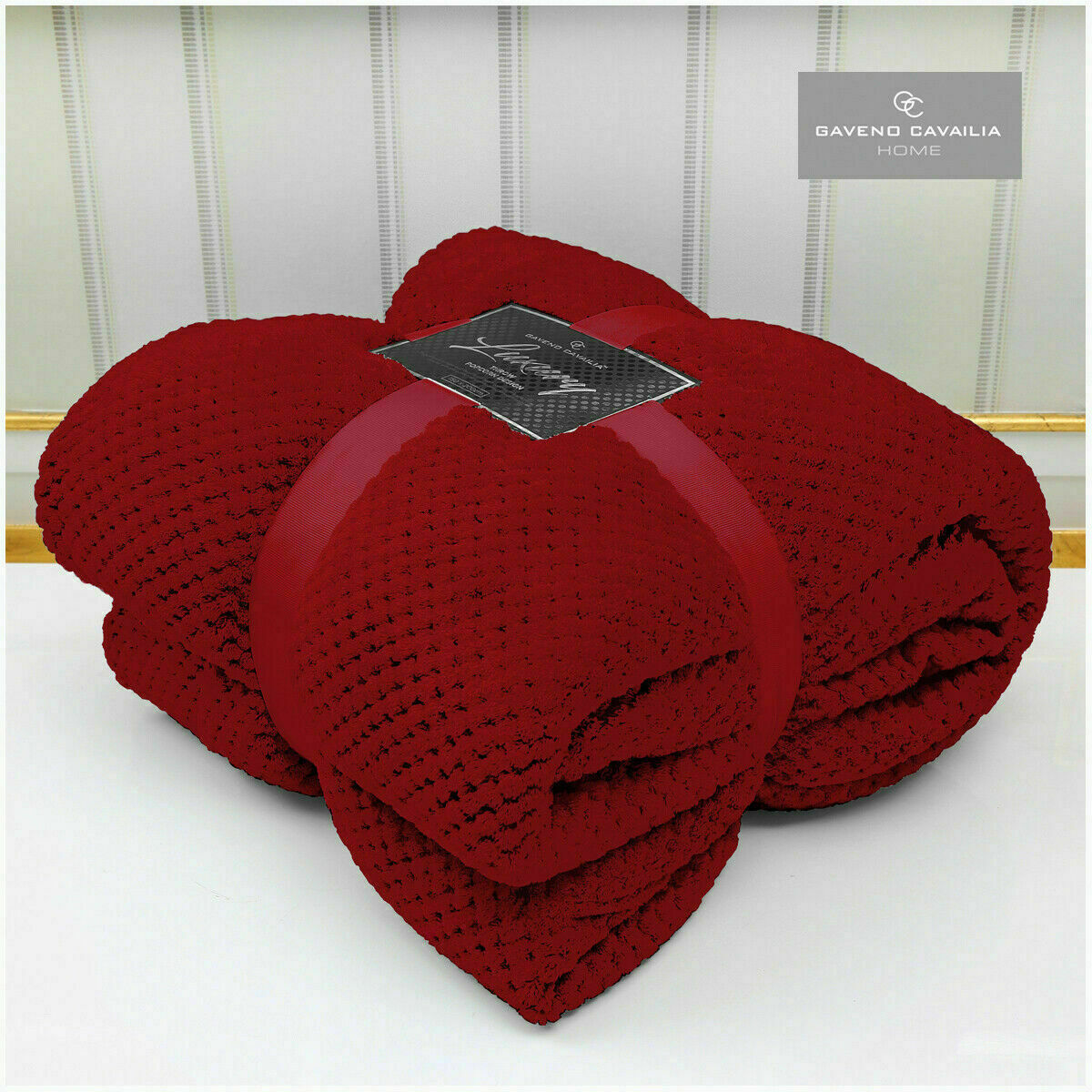 Luxury Popcorn Throw Fleece Warm Soft Large Blanket Sofa Bed Double King Size