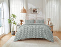 Seersucker Ripon Duvet Quilt Cover Pillow Case Bedding Bed Set 6 Colours