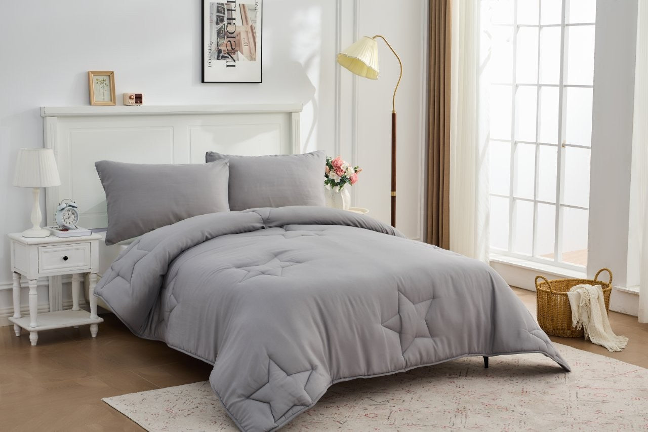 Coverless Duvet Quilt 10.5 Tog Super Soft Reversible Bedding Single Double King