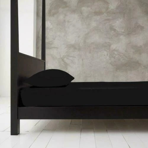 Extra Deep 40cm Fitted Bed Sheet Cotton Rich Super Soft 28 Colours