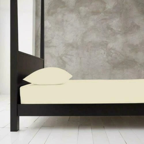 Extra Deep 40cm Fitted Bed Sheet Cotton Rich Super Soft 28 Colours