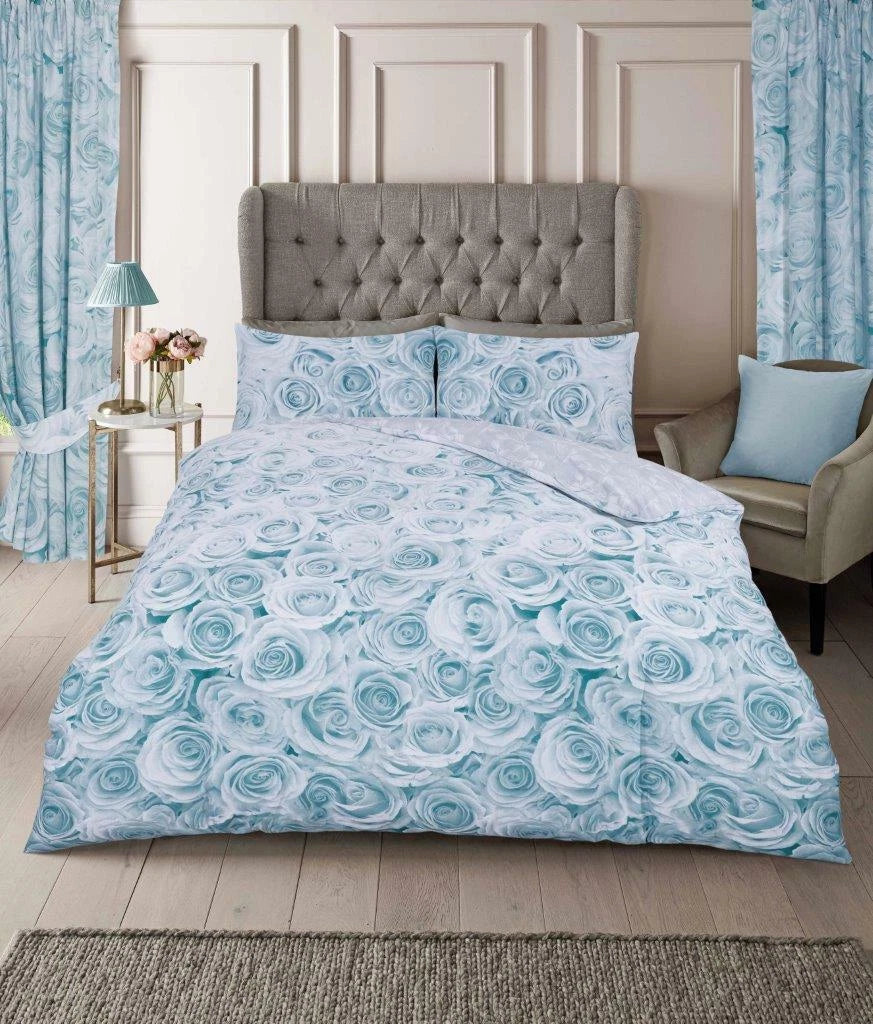 Bellerose Rose Pink Floral Flower Duvet Quilt Cover Bedding Set & Pillowcases