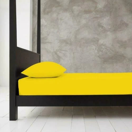 Extra Deep 40cm Fitted Bed Sheet Cotton Rich Super Soft 28 Colours