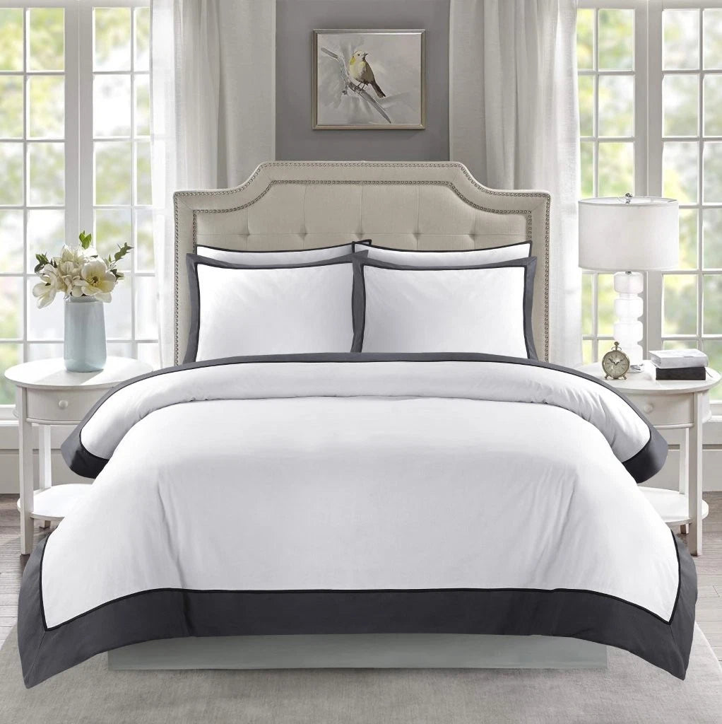 Luxury Monarch Devore Hotel Quality Designer Duvet Quilt Cover Bedding Set