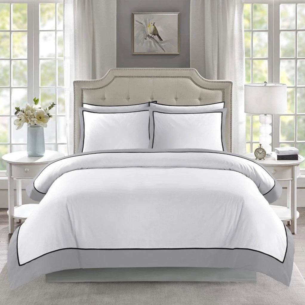 Luxury Monarch Devore Hotel Quality Designer Duvet Quilt Cover Bedding Set