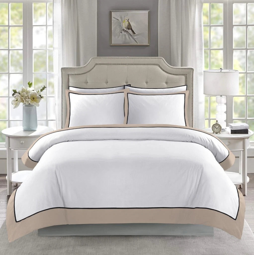 Luxury Monarch Devore Hotel Quality Designer Duvet Quilt Cover Bedding Set
