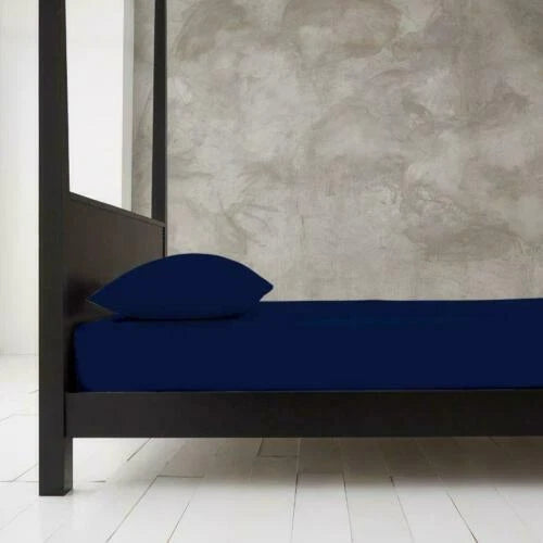 Extra Deep 40cm Fitted Bed Sheet Cotton Rich Super Soft 28 Colours