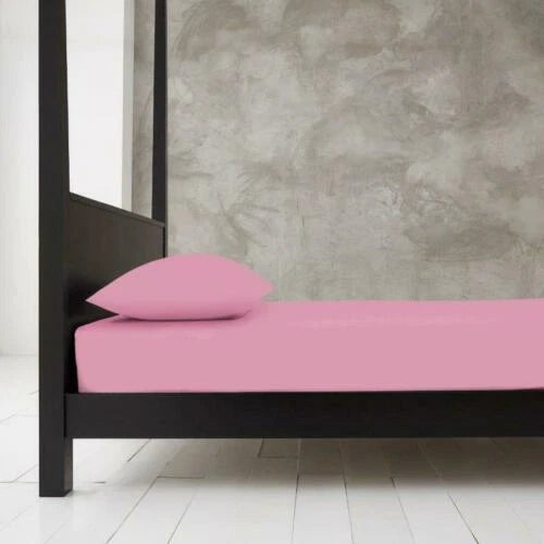 Extra Deep 40cm Fitted Bed Sheet Cotton Rich Super Soft 28 Colours