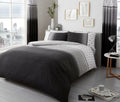 Urban Ombre Duvet Quilt Cover & Pillow Case Bedding Set Grey Pink Purple Teal
