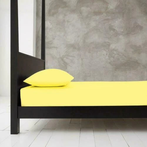 Extra Deep 40cm Fitted Bed Sheet Cotton Rich Super Soft 28 Colours